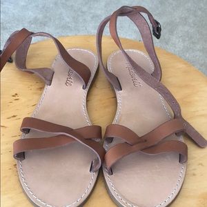 Madewell Ankle Strap Boardwalk Sandal